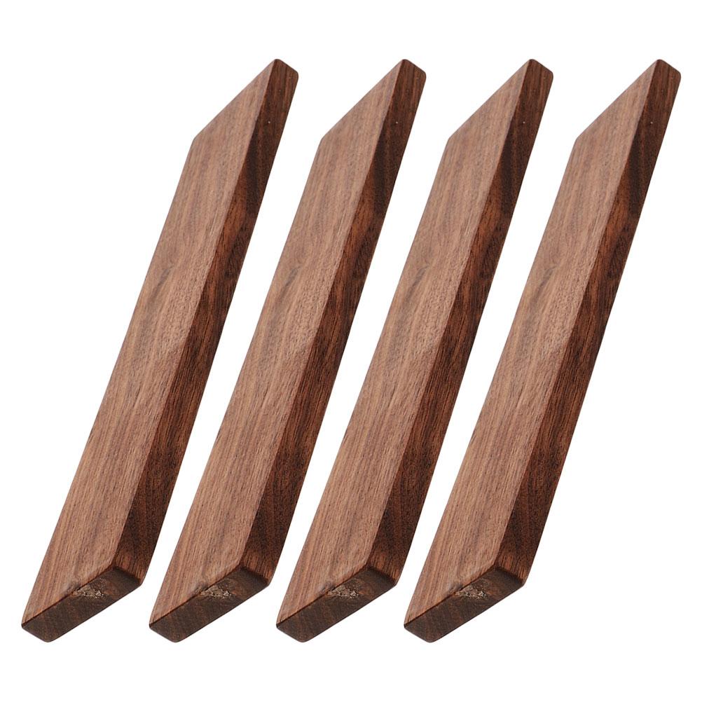 4 PCS Black Walnut Wood Blocks for Crafts Carving Unfinished Combination Cutting Board Crafting Whittling Decorating Kit