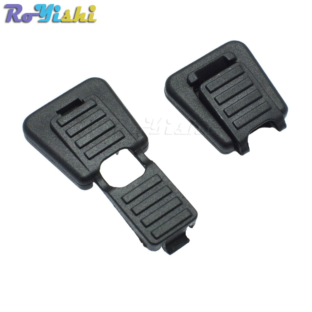 Zipper Pulls Cord Stopper End Lock Zip Clips Rope Buckle Paracord Black