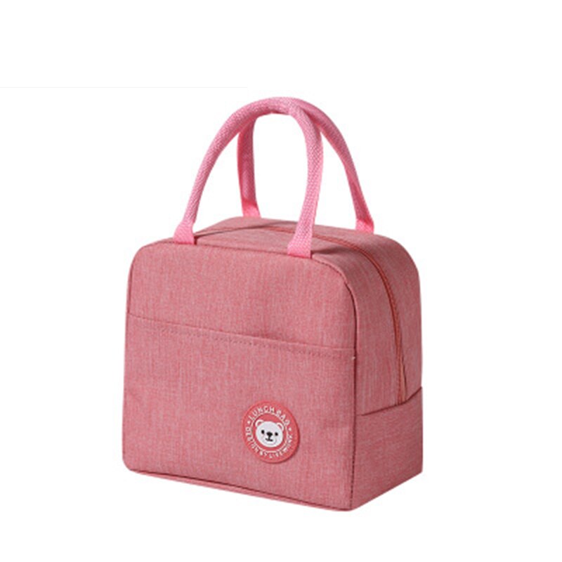 Tragbare Mittagessen Taschen Für Frauen Handtaschen Eis Kühler Picknick Taschen Isolierte Thermische Mittagessen Box Beutel Kinder Schule Lebensmittel Lagerung Tasche: B