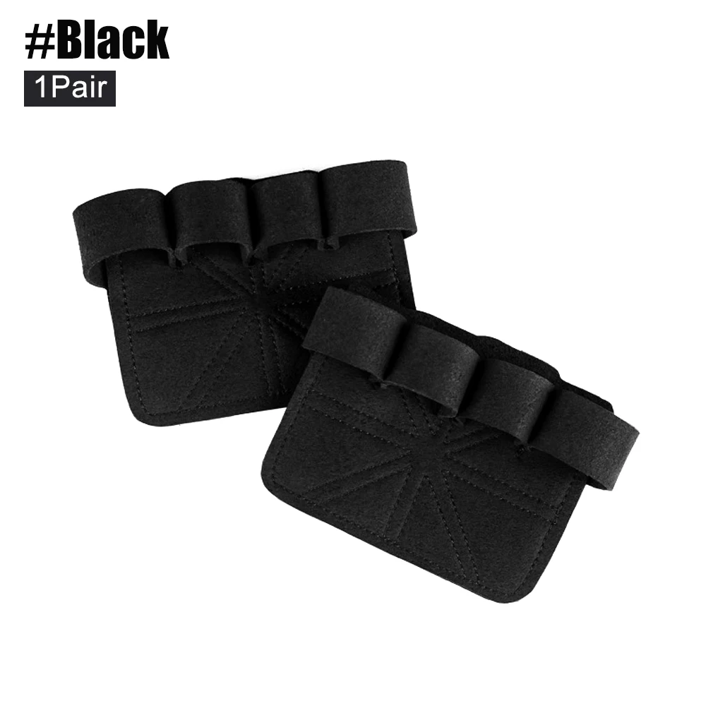 1 paio di guanti per le mani nudo per palestra fitness per sollevamento pesi, impugnatura imbottita antiscivolo per la protezione dei calli per l'allenamento incrociato, tiro su: bianca