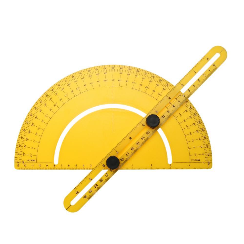 Tool angle 180 degree goniometer measuring arm ruler