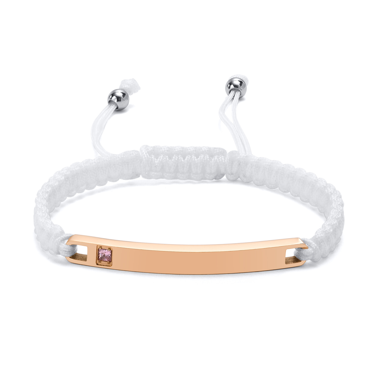 Vnox braccialetto coppia ID in acciaio inossidabile personalizzato gratuito per donna uomo, amanti della catena in corda intrecciata fatti a mano regolabili gioielli regalo BFF: Cobalto viola