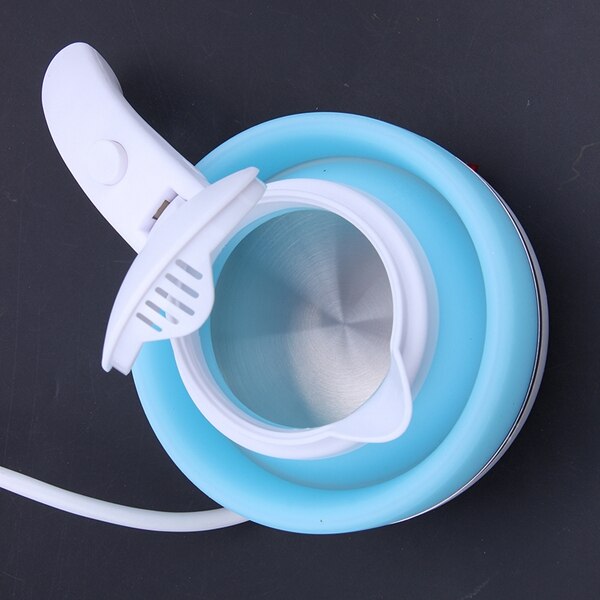 Absf 0.75l elektrische waterkoker siliconen opvouwbaar 680w draagbare reis camping waterkoker instelbare spanning thuis elektrisch apparaat