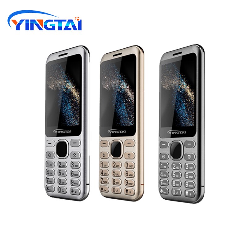 YINGTAI S1 Ultra-dünne Metall Überzug Dual SIM Gebogene Bildschirm Feature Handy Bluetooth Business Handy Unterstützung Vibration