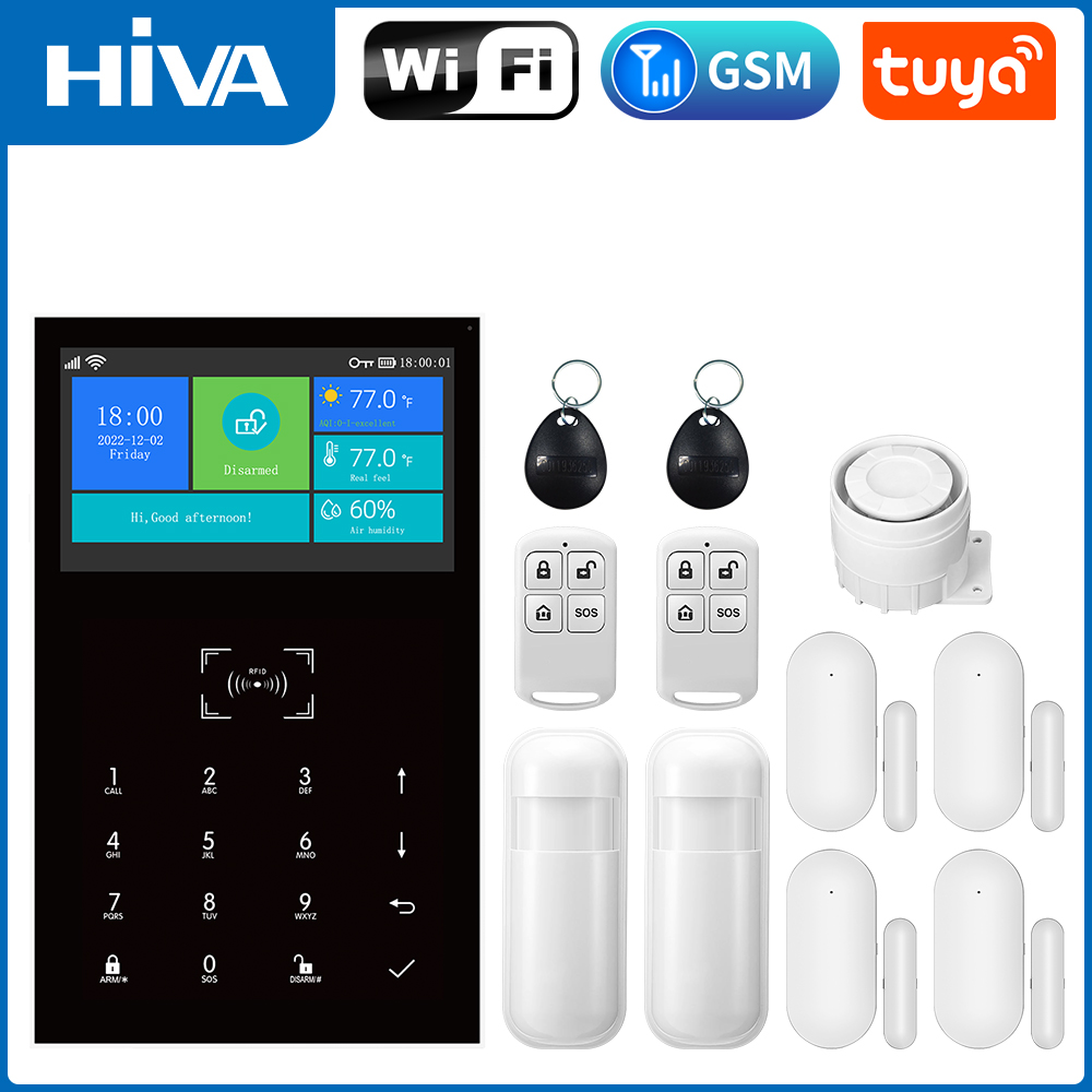 4G Wifi Draadloos Alarmsysteem Tuya Smart Home Kindveiligheid Thuis Antidiefstalsysteem Smart Life App Controle Werkt met ALexa PG-109