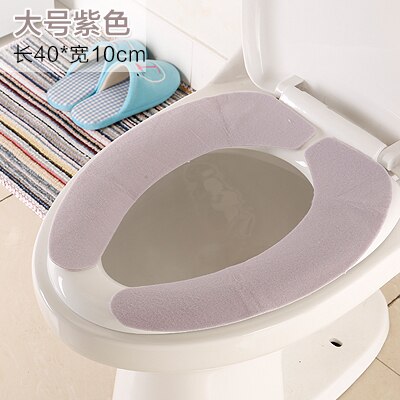 1 pc Pasta Wc Mat Universele Waterdichte Toilet Seat Cover: M Purple