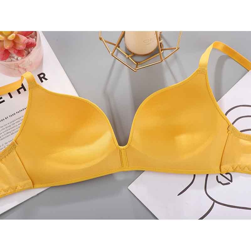 Women Seamless Bra Sexy No Wire Push Up Underwear Girls Students Breathable Thin 12 Colors Bras