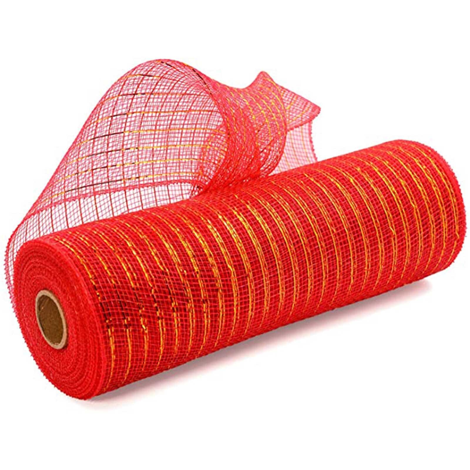 25 # Kerst Deco Poly Mesh Lint Elke Roll - Metallic Folie Meer Kleur Kan Voor Kiezen Rolls Kransen Swags bows Wikkelen