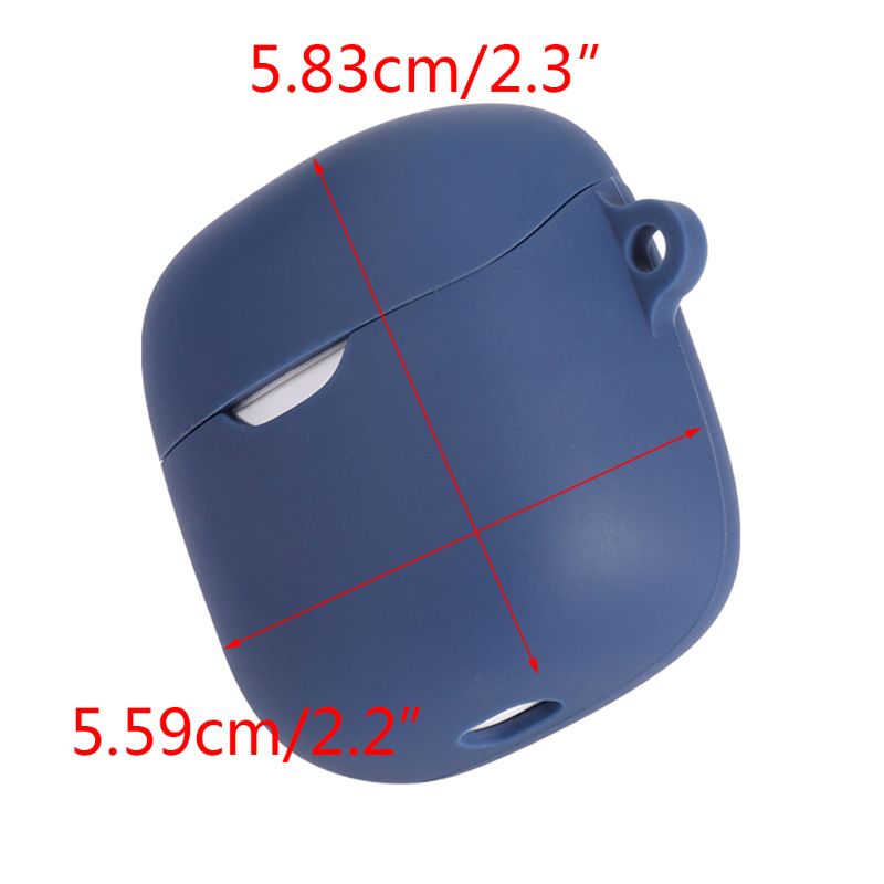 Silikon skyddsskal skal anti-fall hörlursfodral för jbl tune 220 tws trådlösa bluetooth hörlurar