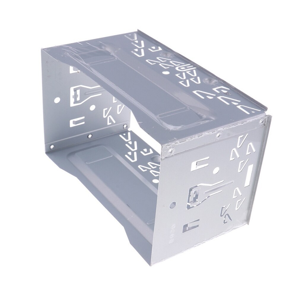 Inbouwframe universeel auto 2 din dashboard inbouw montage voor radio speler zijbeugels stereo ontgrendelingssleutel