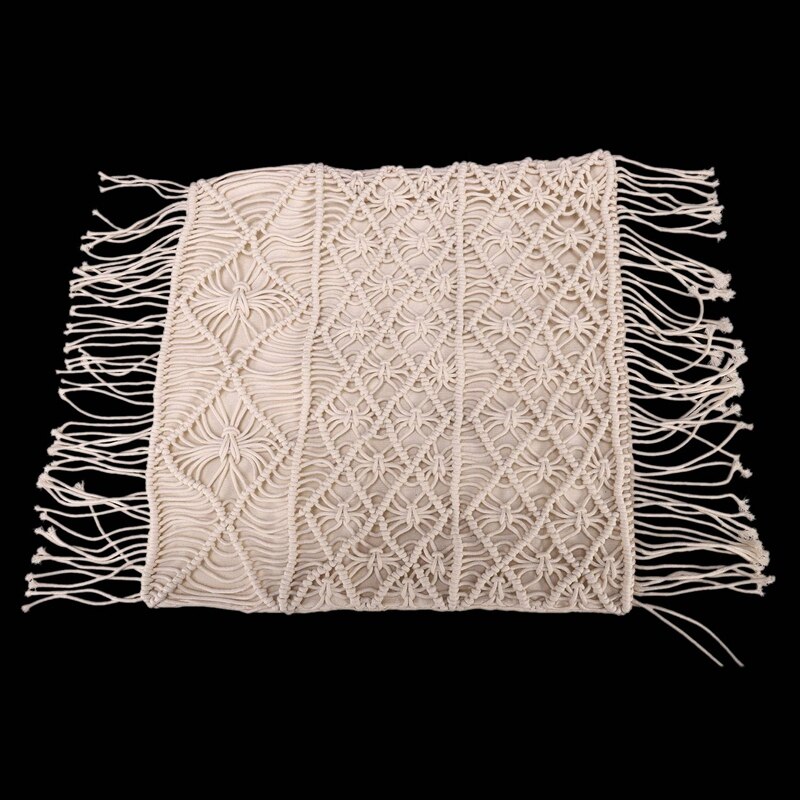 Cotton Thread and Cotton Rope Hand-Woven Tel Pillo... – Vicedeal