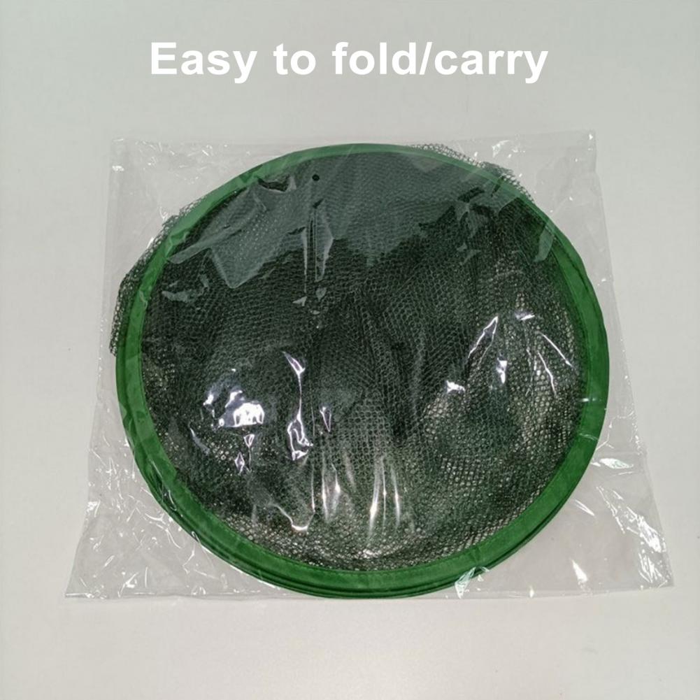 Filet de pêche pliable, appâts portables pour crevettes, crabe, crevettes, goutte d'atterrissage, jetée, arbres, filet d'étang, filet de capture de crabe