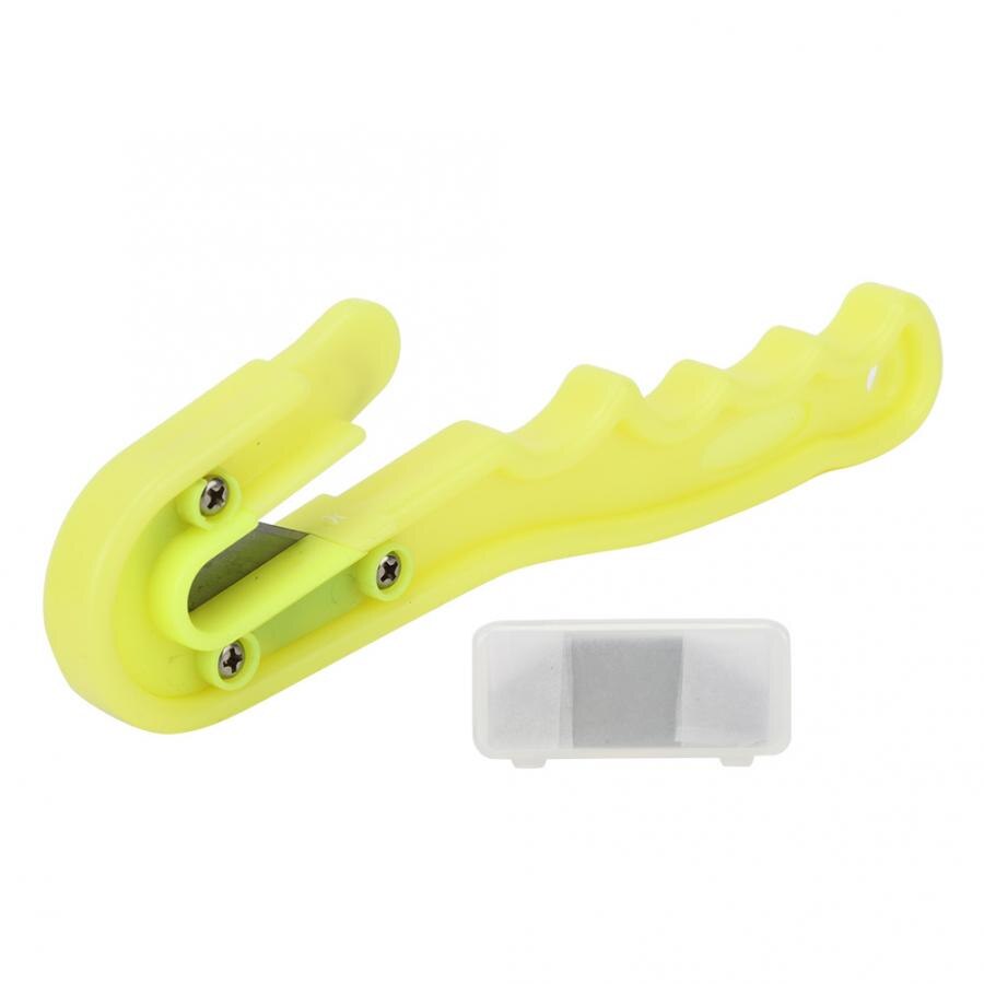 Portable Fishing Line&Cable Cutter Scuba Diving Dive Knife with 2 Spare Blades for Scuba Swimming Diving Accessories