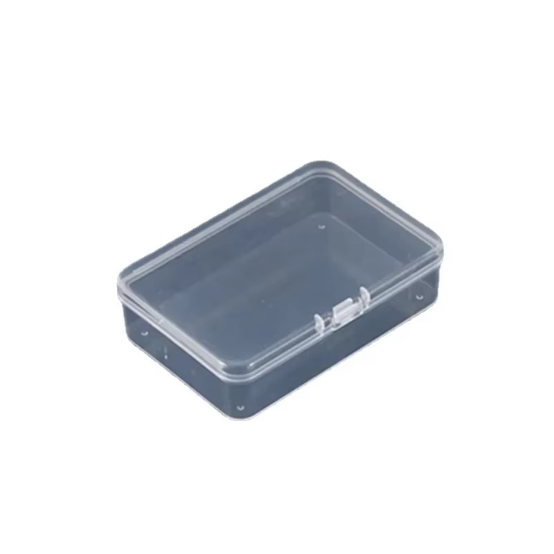 Mini Plastic Rectangular Storage Box Translucent Packing Box Dustproof Durable Strong Jewelry Storage Case Container