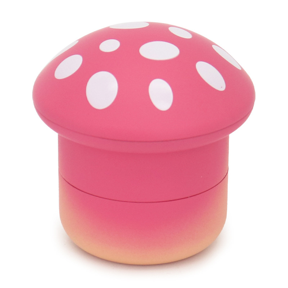 Grand broyeur métallique pour herbes, 70MM, en forme de champignon, pour fumée, 4 couches, pour épices, plastique et métal durables: Rouge