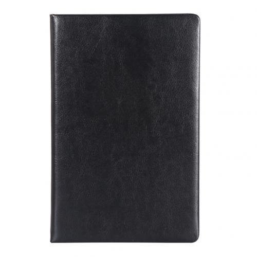 Faux Leather Portable Travel A5 Student Notebook Diary Notepad School Stationery: Black