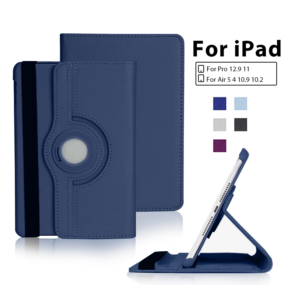 Case Voor iPad Pro 11 12.9 12 9 10e 10 9e 9 Generatie Funda Case Voor iPad Air 5 4 8e 7e 10.2 10.9 360 ° Roterende standaardafdekking