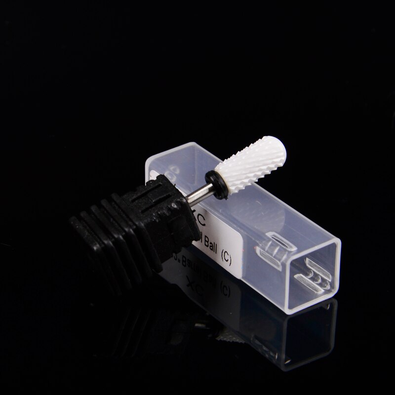 Brocas de cerámica para uñas, 1 unidad, tamaño M XC, para uñas de manicura y pedicura eléctrica, accesorios de herramientas