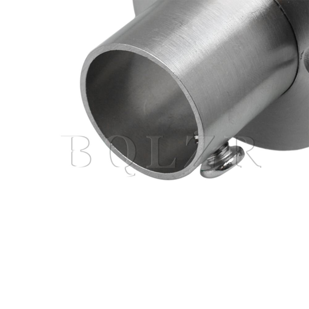 BQLZR 2x 22mm Stainless Steel Pipe Flange Socket Rod Holder Fitting Bracket Hardware