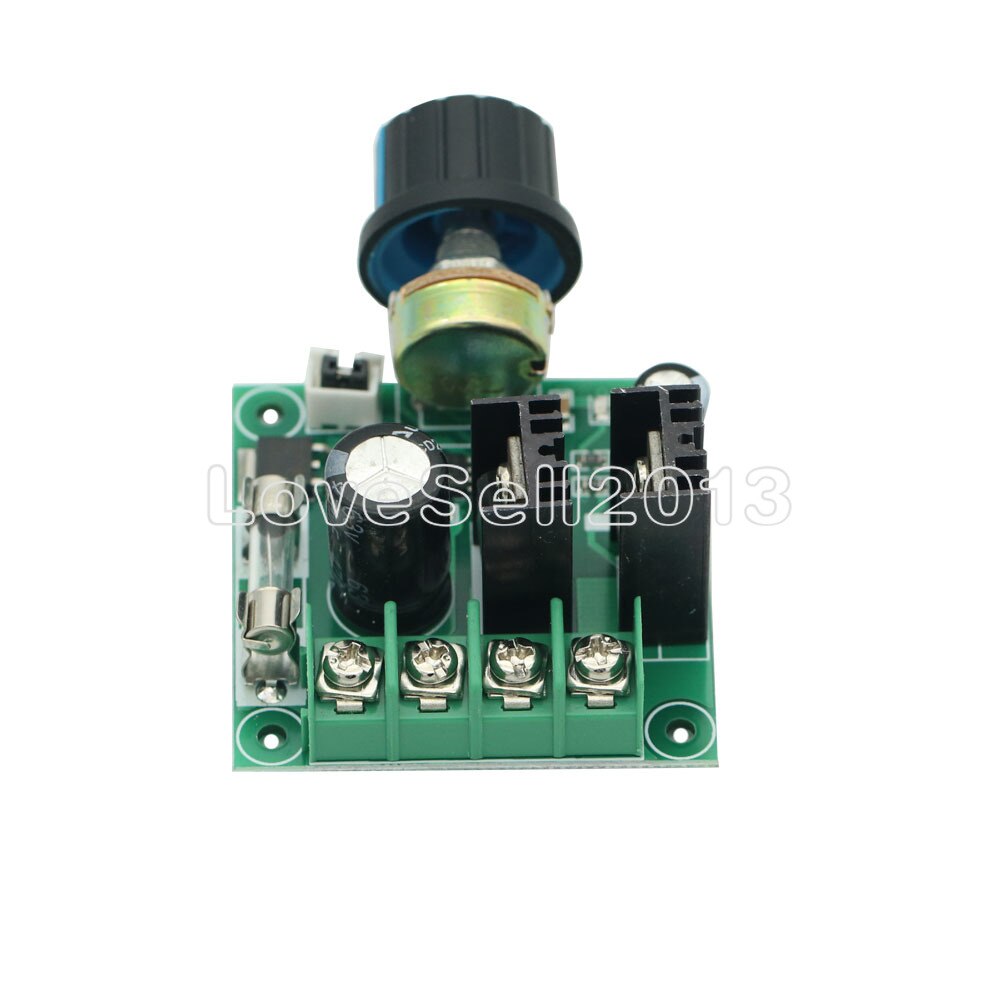 Dc 12v-40v 10a pwm stroommodule motor snelheidsregelaar regelaar+knop