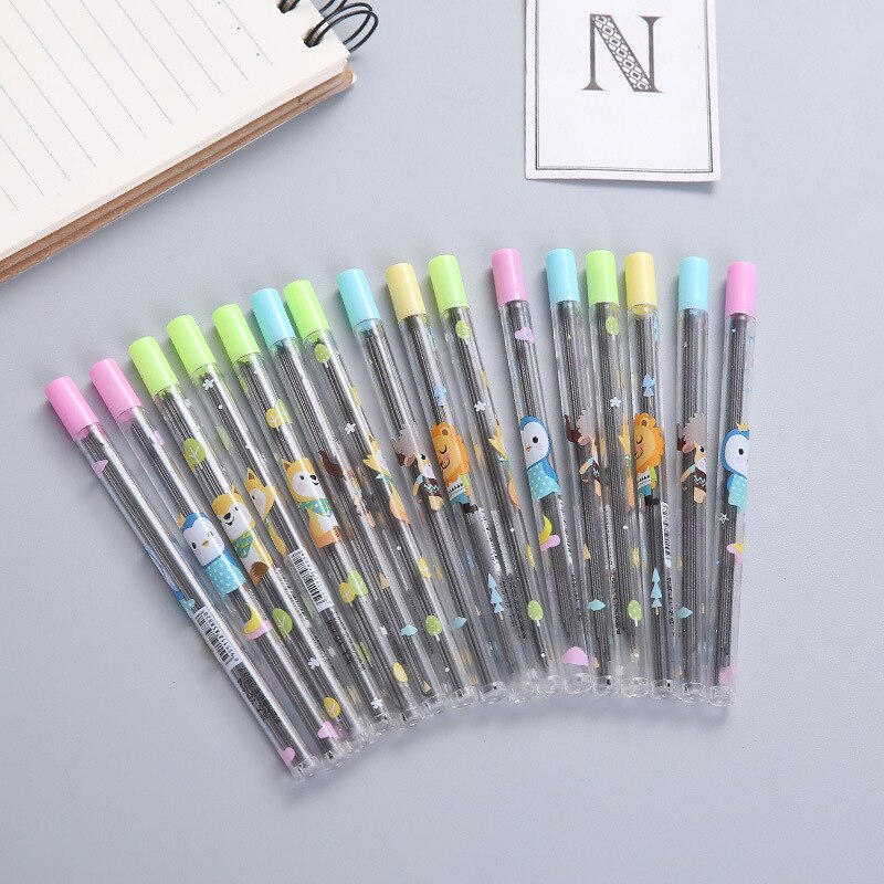 Crayon mécanique coloré pour enfants, 12 pièces/boîte 0.5 /0.7 Mm, dessin artistique en plomb, fournitures scolaires et de bureau pour enfants