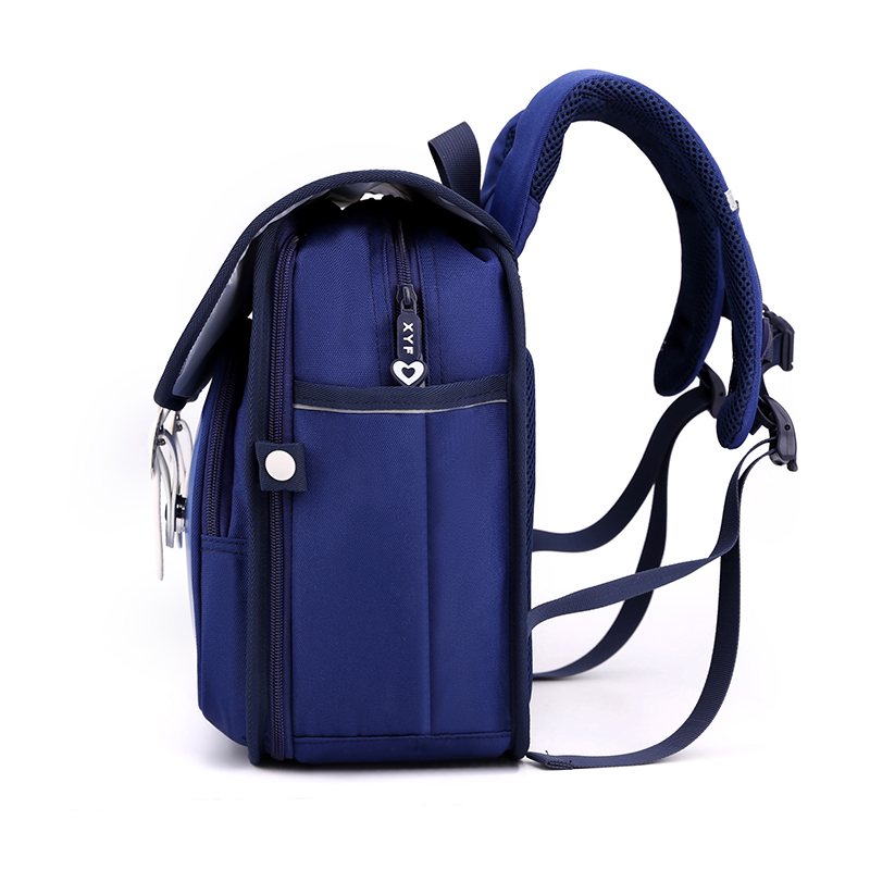 Reflective Strip Backpack Children's High Large Capacity Backpack Primary School Grades 1-3 School Backpack