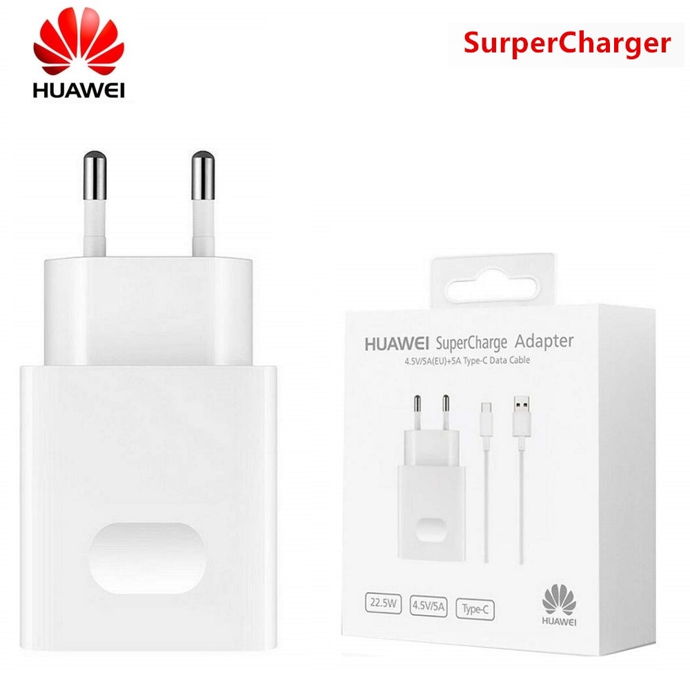 Original HUAWEI p40 SuperCharge Fast Charger EU 5A Type C Cable For HUAWEI P10 Plus P20 Pro p30 p40 Mate 9 10 Pro Mate 20 V10