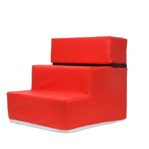 Detachable Washable Climbing Ladder Case Non-slip Pet Ladder Cover Replacement Puppy Ramp Climbing Ladder Case: Red 2