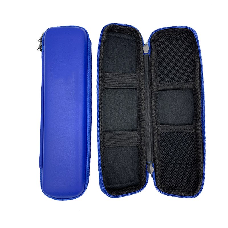 2021 preto eva casca dura caneta stylus lápis caso saco de lápis caixa de transporte de proteção saco recipiente de armazenamento para caneta caneta esferográfica: blue