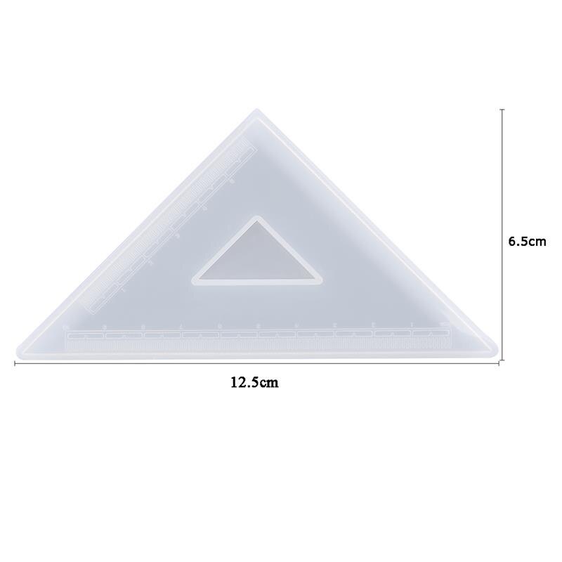 Uv Expoxyhars Siliconen Mal Gradenboog Driehoek Heerser Haakse Heerser Diy Craft Sieraden Maken Gereedschap Hars Gieten Mallen: Isosceles triangle