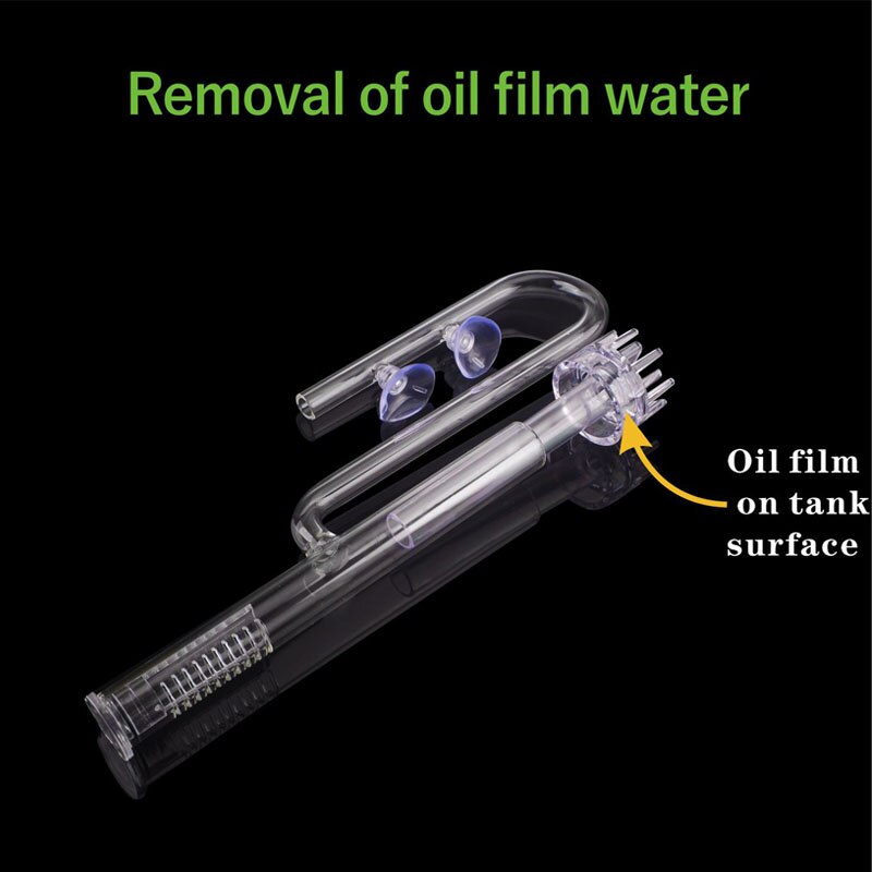 Zrdr Skimmer Glas Lelie Pijp Spin Oppervlak Instroom Uitstroom 13/17Mm Aquarium Water Plant Tank Filter Ada aquarium Filter