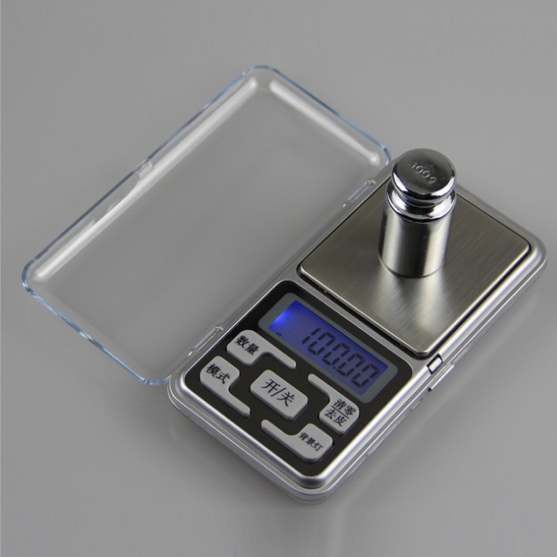 Mini Básculas Digitales Libra Balanza de alta precisión balanza electrónica de precisión joyería báscula de peso 500g 0,01g báscula Digital
