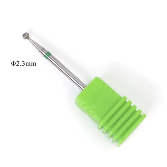 Juego de brocas de diamantes para uñas, fresas redondas para manicura, cortador de cutículas, herramientas de CHJG01-05, 5 tipos de bolas: JG03