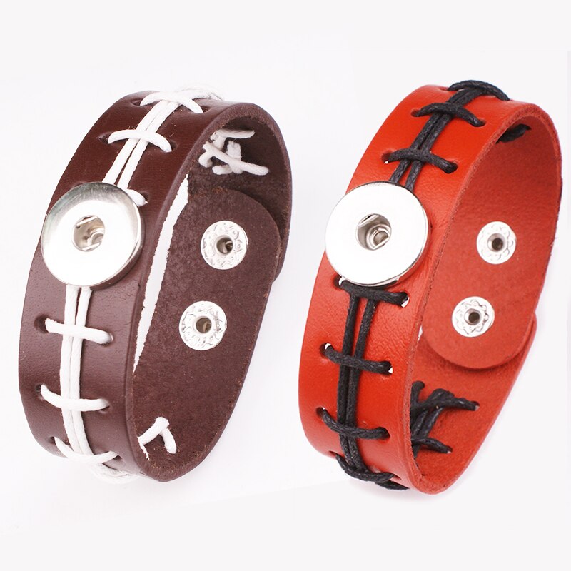 Fußball Basketball sport 18mm druckknopf schmuck armband für Kinder jungen NY169