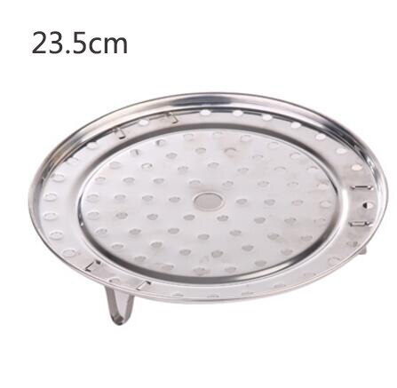 Stainless Steel Steamer Kitchen Gadgets Steam Bread Seafood Fish Vegetable Cooker Stand Drain Rack Cake Cooling Tray: 23.5cm