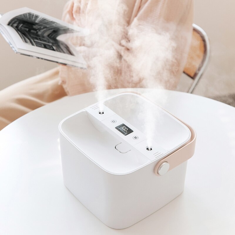 Smart wireless timing dual jet humidifier 2.5L large capacity office home portable multi-function silent atomizer