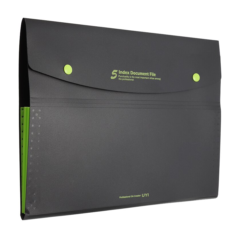 Vicloon Plastic portefeuilles, 5 stuks A3 ritszakken mesh documentenmappen voor school, kantoor en reizen (veelkleurig