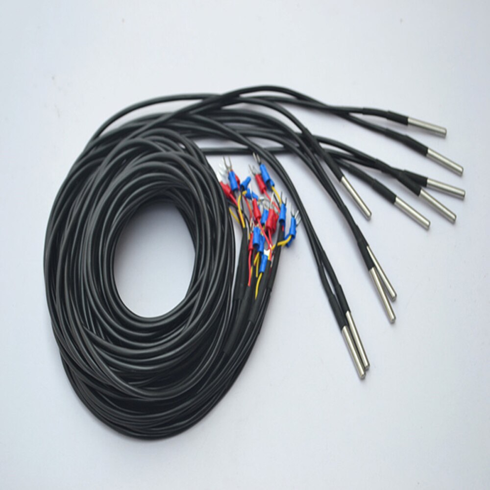 2 Meters Stainless Steel Water Temperature Probe For Waterproof Packaging Temperature Sensor