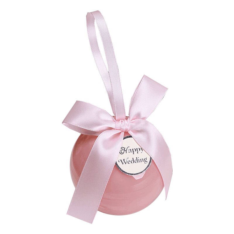 20 st/lot plastboll godislåda rosa förpackningslåda plastpåse baby shower pojke bröllopslådor födelsedagsfest tillbehör