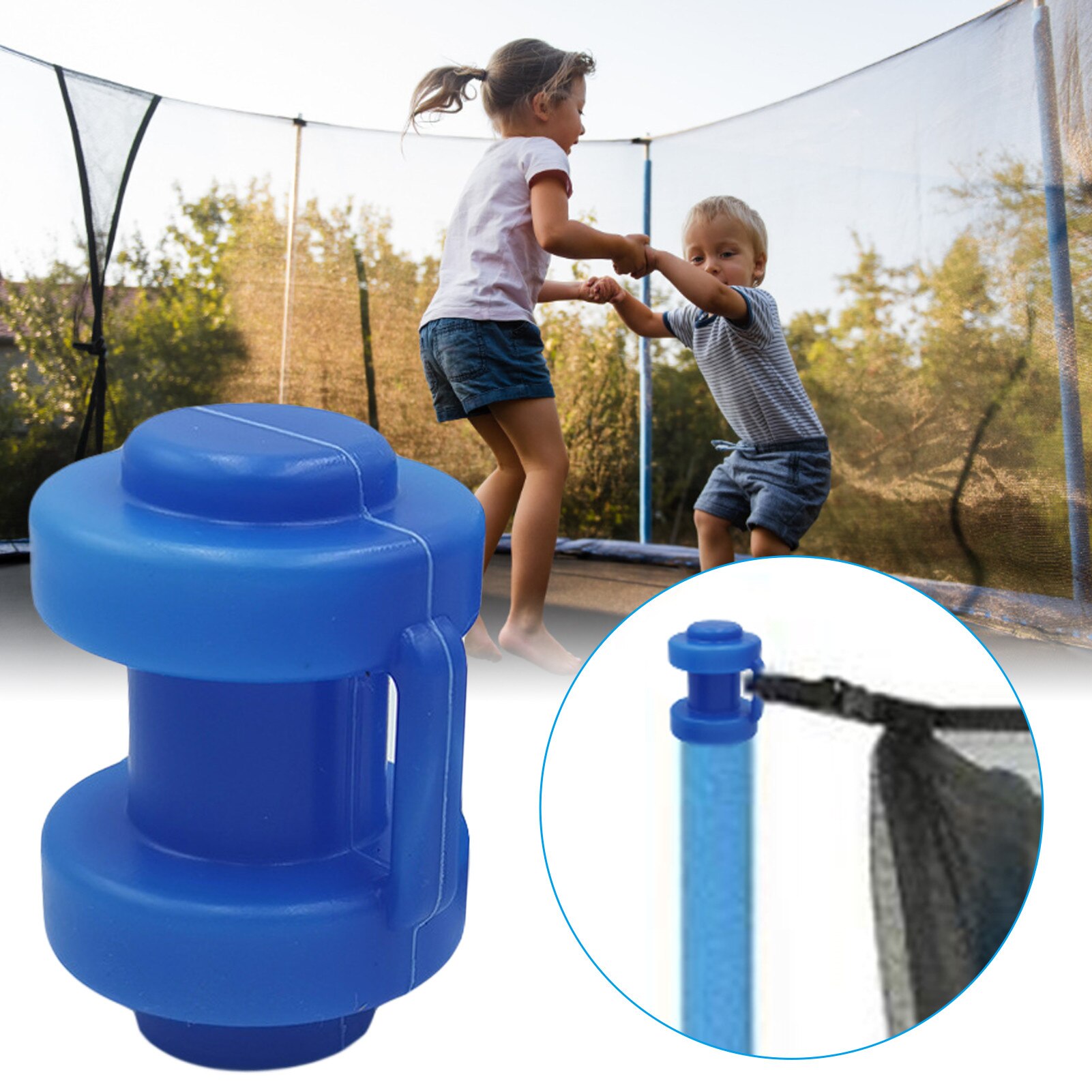 8 Stks/set Trampoline Behuizing Pole Cap Voor Netto Haak Plastic 25Mm Diameter Trampoline Beschermhoes Trampoline Accessoires