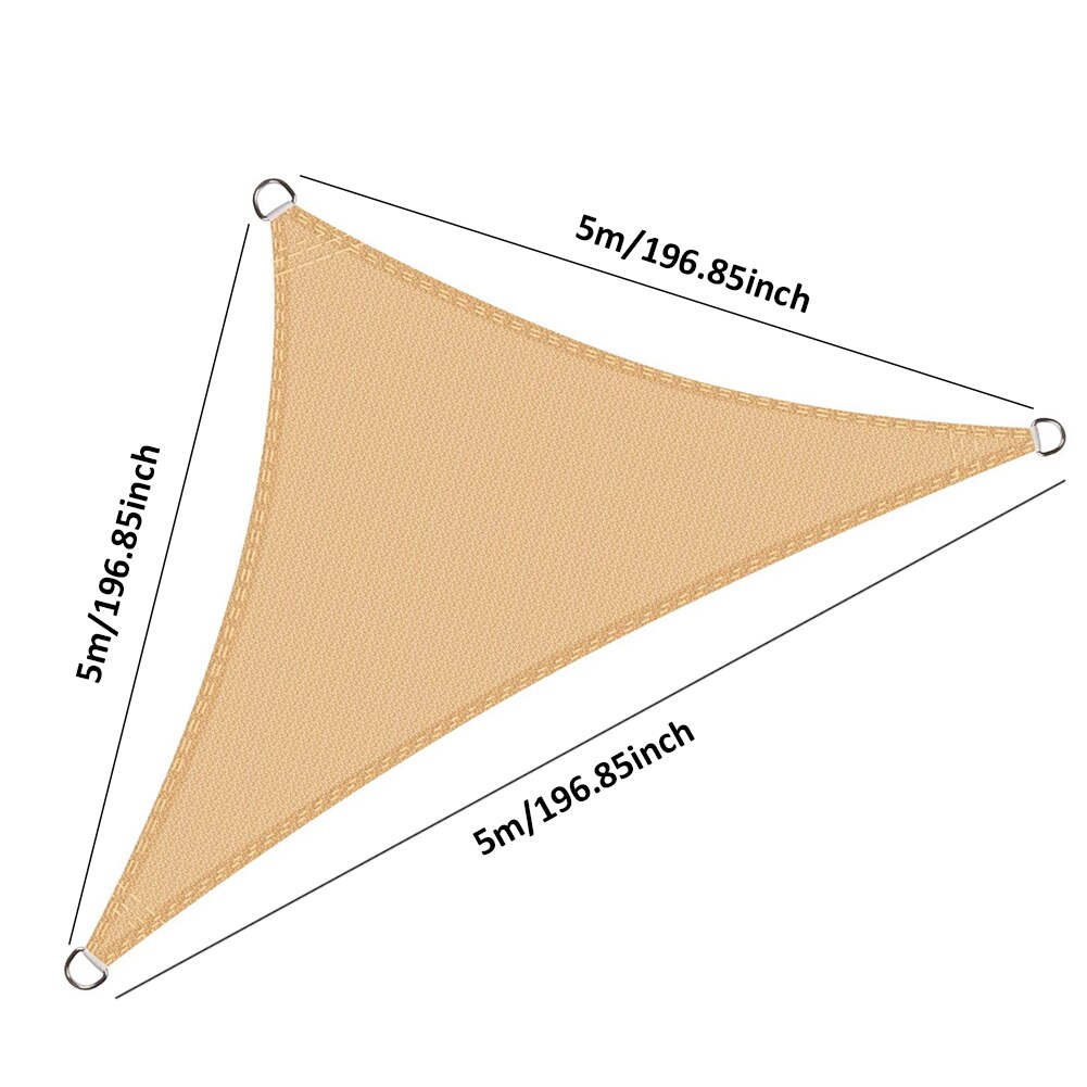 Waterdichte Zon Onderdak Driehoek Zonnescherm Outdoor Luifel Tuin Patio Zwembad Shades Zeil Luifel Camping Schaduwdoek Grote