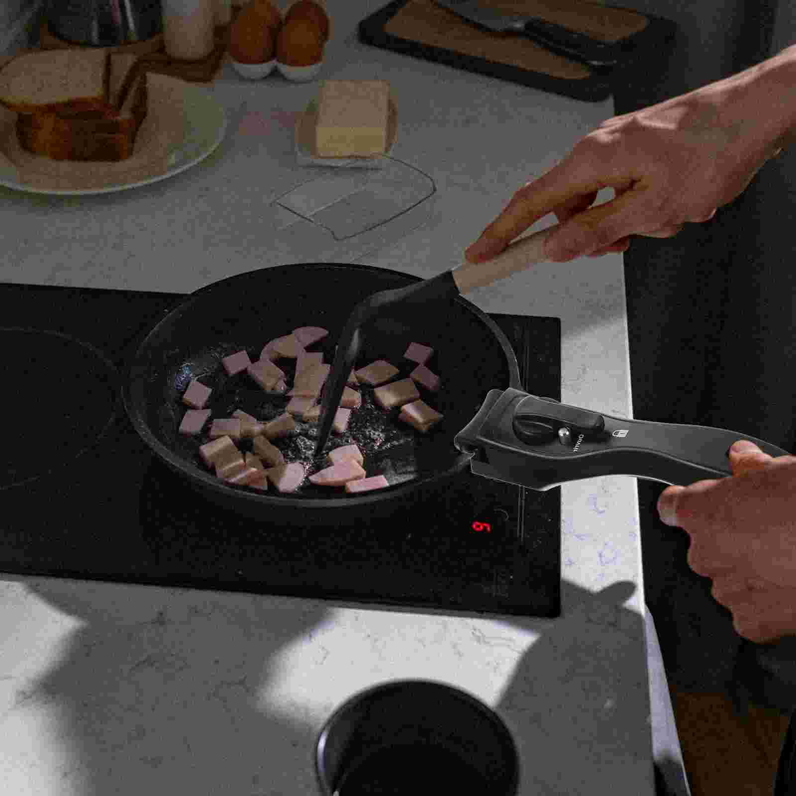 1Pc Universal Fry Pan Handle Heat Resistant Bakelite Grip Pan Handle Accessories