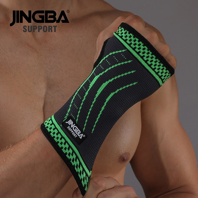 JINGBA UNTERSTÜTZUNG 1Stck Sport Schutz Getriebe Boxen Hand wickelt Hand Band Bandage unterstützung + Gewichtheben Verband Armbinde Unterstützung