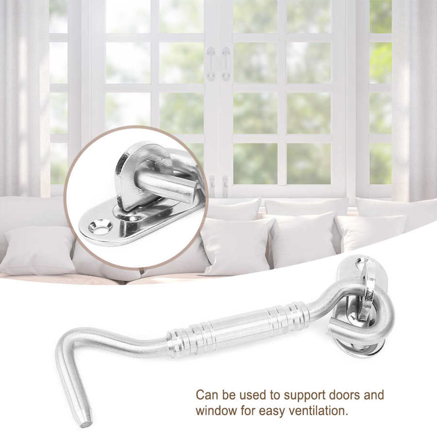 European Style Window Latch Thicken Stainless Steel Door Window Hook Holder Hardware Fittings