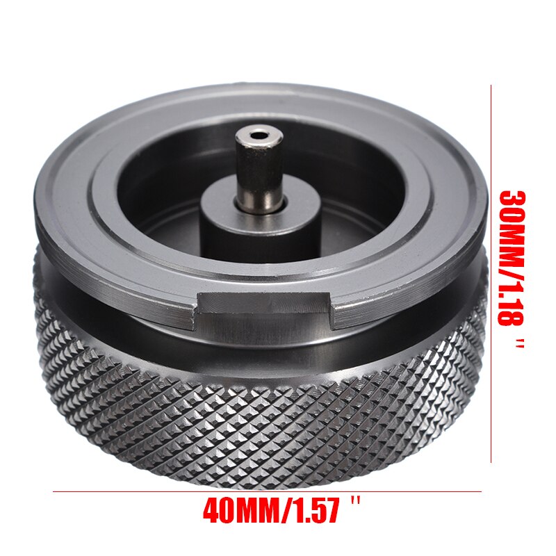 1pc Gas Flasche Adapter Gas Patrone Camping Herde Düse Brenner Konverter Mit Automatische Schließen Funktion Für Teilt Typ Herde