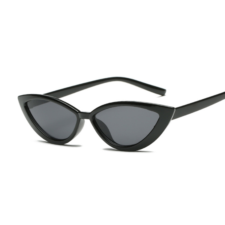 Candy farver solbriller til kvinder cat eye solbriller mærke kvindelige briller cool  uv400 gafas de sol: Mørkegrå