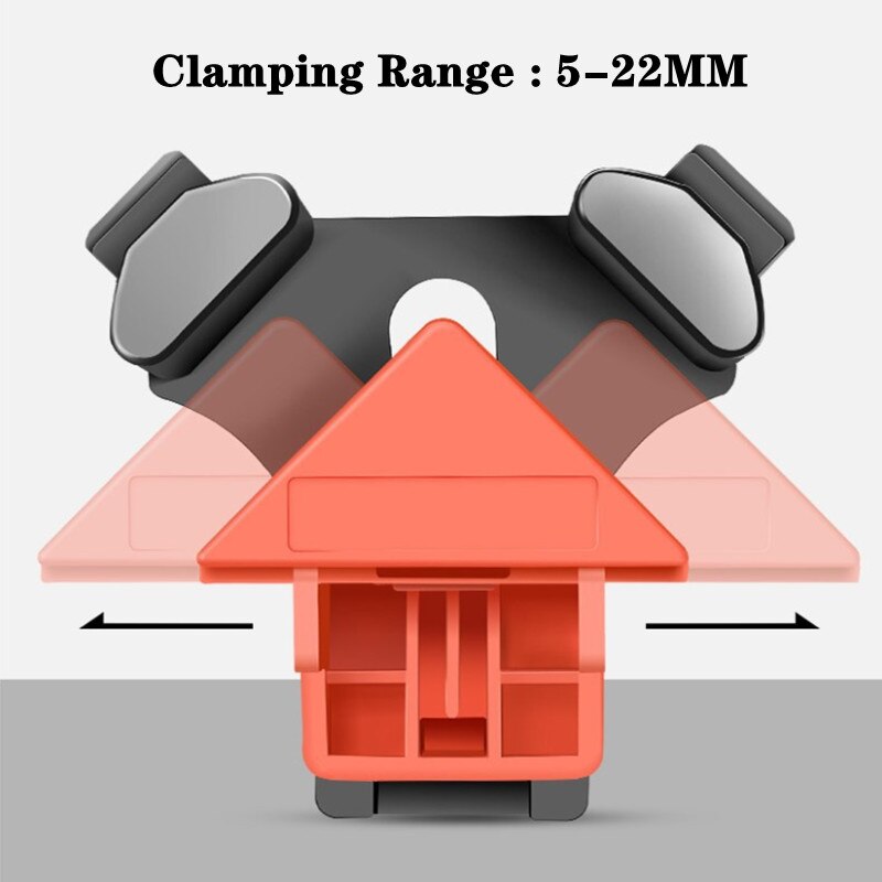 4 Stuks 90 Graden Hoek Klem Verstelbare Enkele Handvat Lente Geladen Rechte Hoek Klem Swing Houtbewerking Clip Clamp Tool