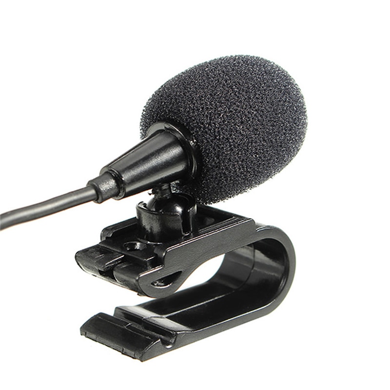 3m Bedrade Omni-directionele GPS Navigator Kraag Clip Microfoon 3.5mm Wired Mono Condensator Microfoon