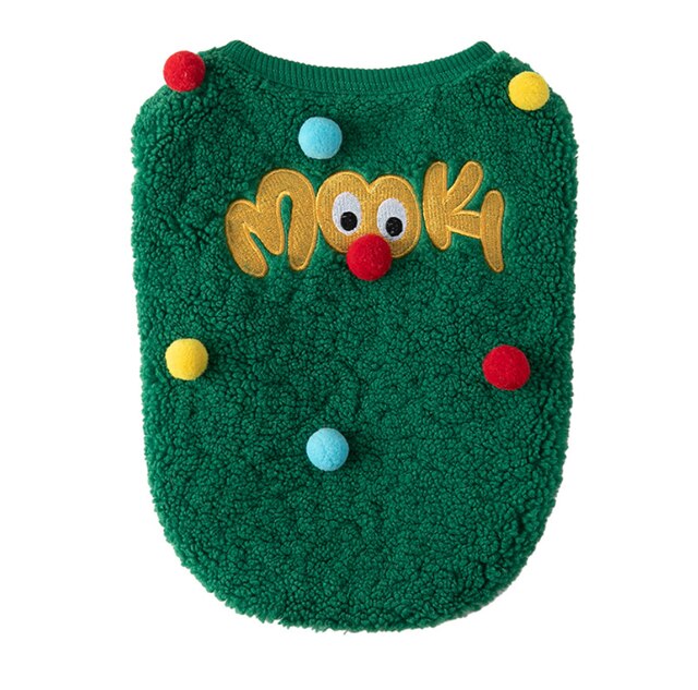 Vêtements de noël pour animaux de compagnie, gilet boule d&#39;agneau, thème de noël, pour chien et chat: XXL