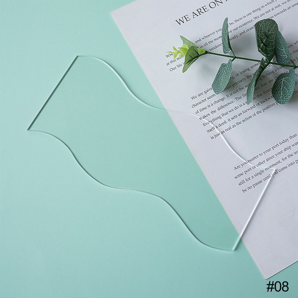 Transparent Acrylic Plate Photography Props Life Shoot Props For Jewelry Cosmetics INS Photo Shooting Background Decoration: S